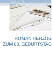 Roman Herzog zum 80. Geburtstag