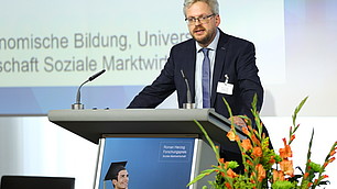 Prof. Dr. Nils Goldschmidt, Laudator für den zweiten Platz
