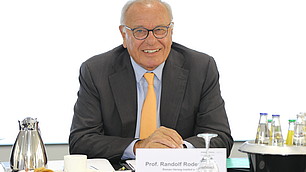 Gastgeber Prof. Randolf Rodenstock, Vorstandsvorsitzender Roman Herzog Institut e. V.