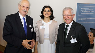 Prof. Dr. Otto Wulff, Dr. Nese Sevsay-Tegethoff und Dr. Fritz Kempter (von links)