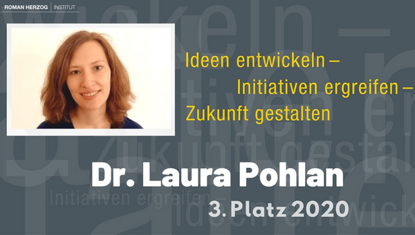 3. Preis 2020: Dr. Laura Pohlan