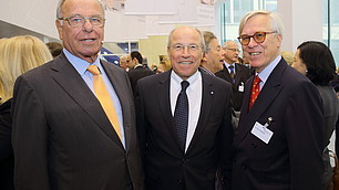 Prof. Randolf Rodenstock, vbw-Präsident Alfred Gaffal und Dr. Paul Siebertz