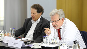 Dr. Marc Beise in der Diskussion