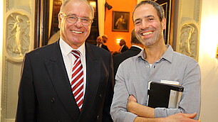 (v. l.) Prof. Randolf Rodenstock und Dr. Mark Terkessedis