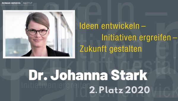 2. Preis 2020: Dr. Johanna Stark