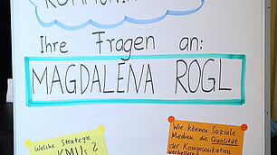 Mitmachmöglichkeit für unsere Gäste / RHI-Interaktionsforum.