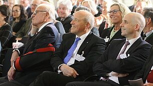 vbw Präsident Alfred Gaffal, Holger Bonin, Fritz Kempter