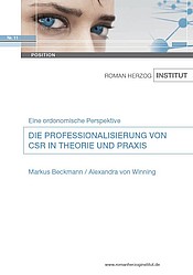 Die Professionalisierung von CSR in Theorie und Praxis