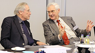 Prof. Dr. Soeffner mit Prof. Dr. Dr. Karl Homann (v. l.)