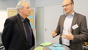 Prof. Dr. Hans-Karl Soeffner und Prof. Dr. Alexander Filipovic (v. l.)