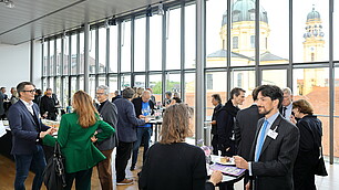 Meet & Greet als Auftakt zur Preisverleihung im Literaturhaus München