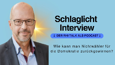 RHI Talk 1: Schlaglicht-Interview mit Clemens Albrecht