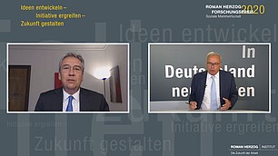 "Wir stehen vor Bewährungsproben", so Randolf Rodenstock im Talk mit Andreas Mundt.