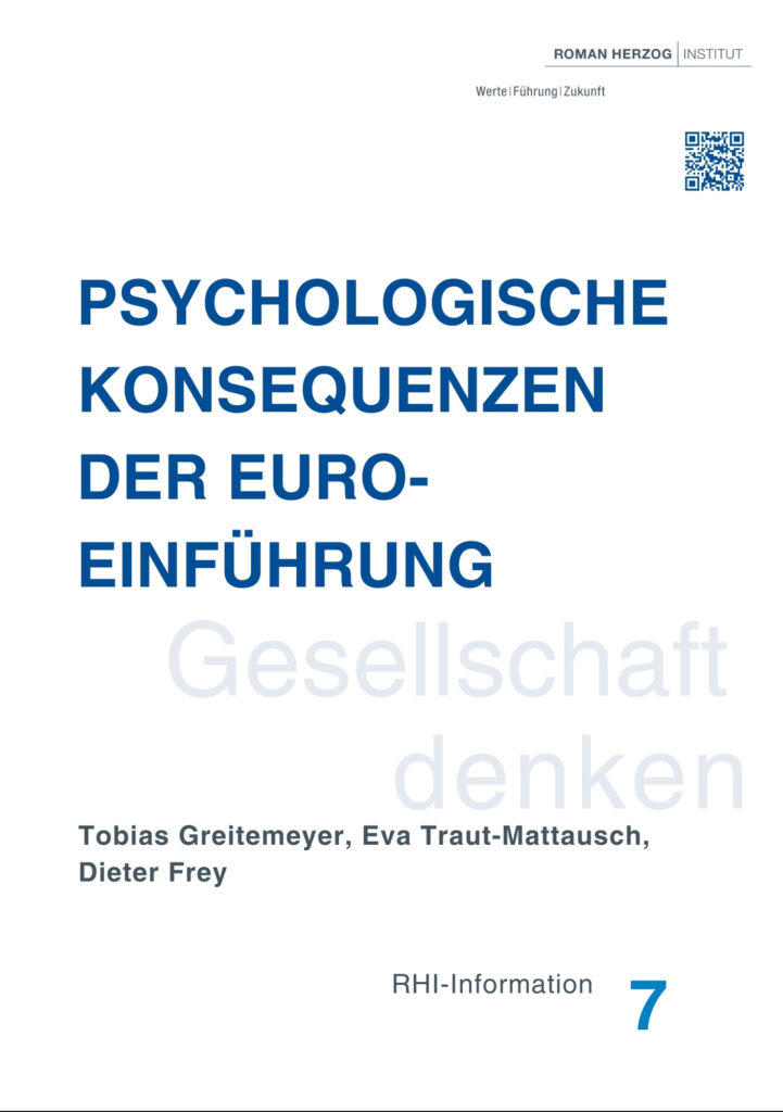 Psychologische Konsequenzen der Euro-Einführung