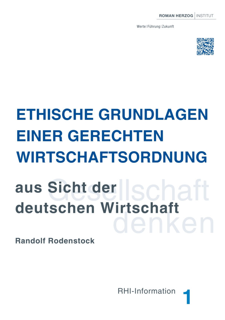 Ethische Grundlagen einer gerechten Wirtschaftsordnung